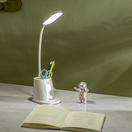 Aigostar - LED Dimmable rechargeable table lamp LED/2,8W/5V 1800mAh 3000/5000K white