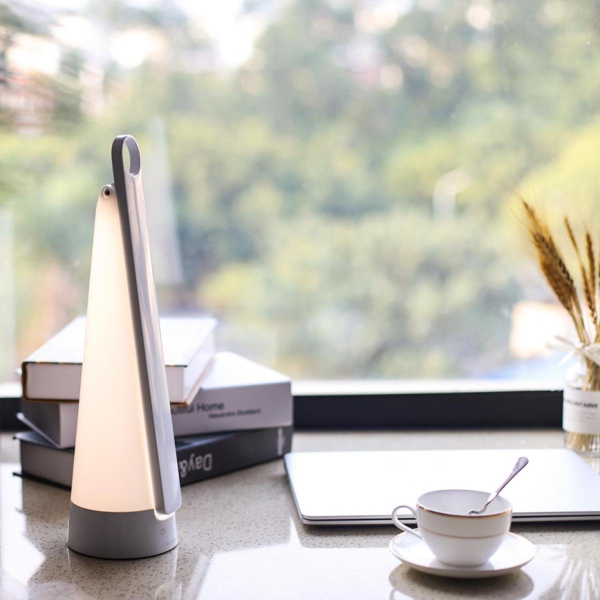 Aigostar - LED Dimmable rechargeable table lamp LED/7W/5V 4000K 4400 mAh white