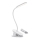 Aigostar - LED Dimmable rechargeable table lamp with clip LED/2,5W/5V 1200mAh white