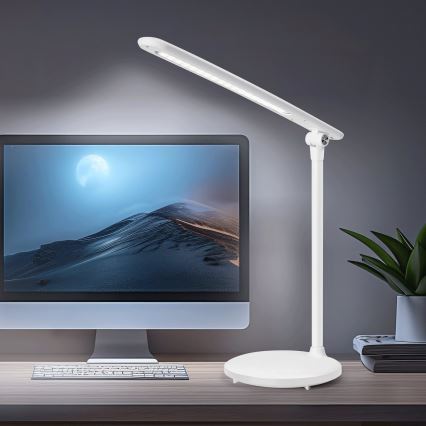 Aigostar - LED Dimmable rechargeable touch table lamp LED/3W/5V 2700/4000/6500K 1800 mAh
