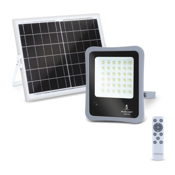 Aigostar - LED Dimmable solar floodlight LED/100W/3,2V IP65 + RC
