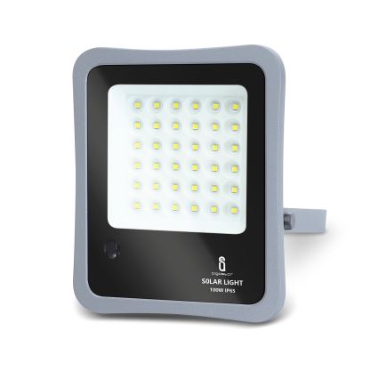 Aigostar - LED Dimmable solar floodlight LED/100W/3,2V IP65 10000 mAh + RC