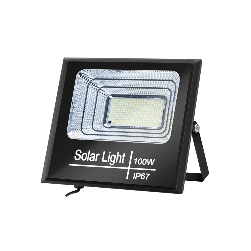 Aigostar - LED Dimmable solar floodlight LED/100W/3,2V IP67 + RC
