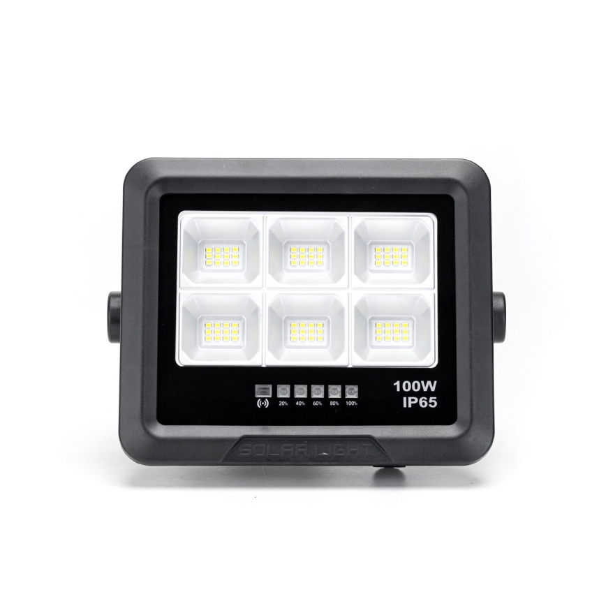 Aigostar - LED Dimmable solar floodlight LED/100W/3,4V IP65 + remote control