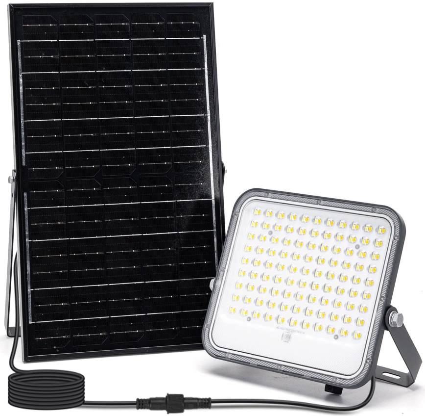 Aigostar - LED Dimmable solar floodlight LED/150W/3,4V 3000/4000/6500K IP66 + remote control