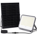 Aigostar - LED Dimmable solar floodlight LED/200W/3,4V 3000/4000/6500K IP66 + remote control