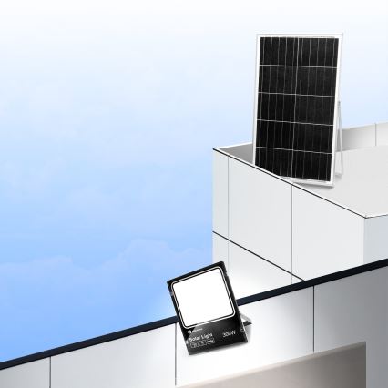 Aigostar - LED Dimmable solar floodlight LED/300W/3,2V IP66 + remote control