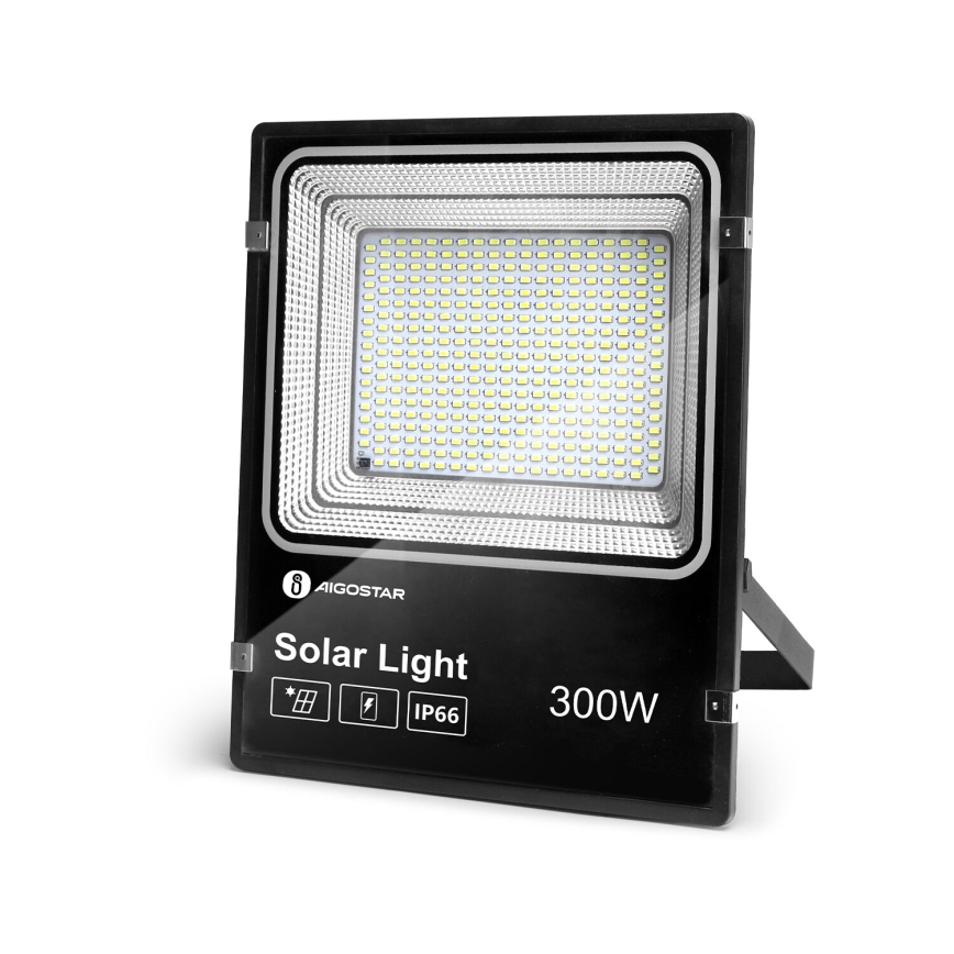 Aigostar - LED Dimmable solar floodlight LED/300W/3,2V IP66 + remote control