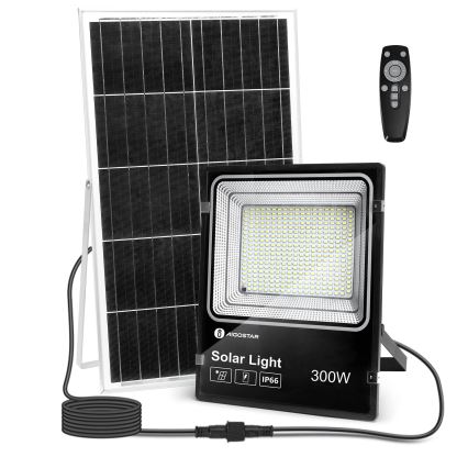 Aigostar - LED Dimmable solar floodlight LED/300W/3,2V IP66 + remote control