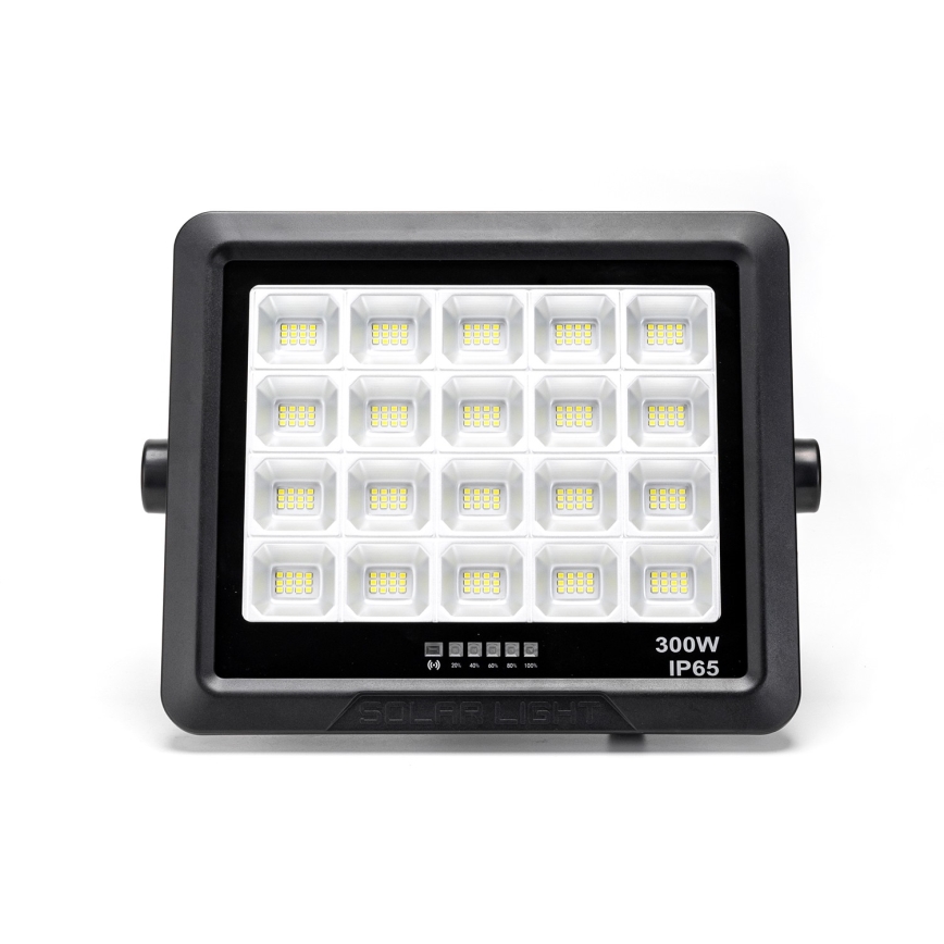 Aigostar - LED Dimmable solar floodlight LED/300W/3,4V IP65 + remote control
