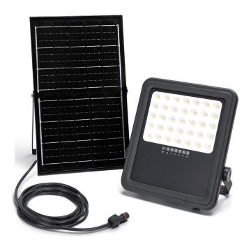 Aigostar - LED Dimmable solar floodlight LED/300W/3,4V IP65 + remote control