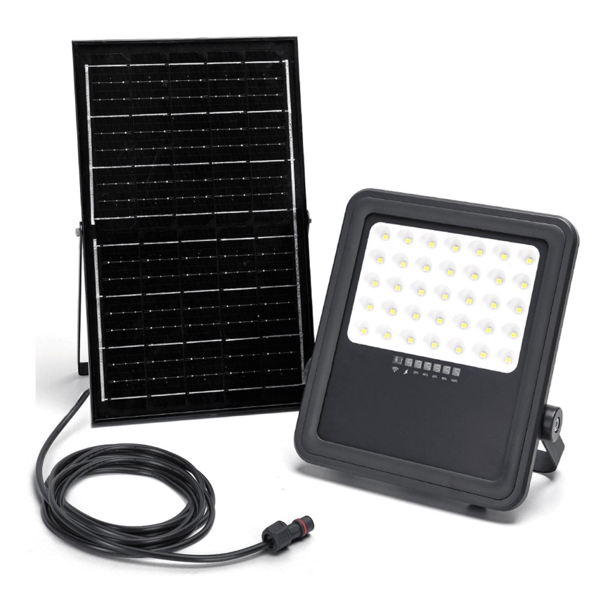 Aigostar - LED Dimmable solar floodlight LED/300W/3,4V IP65 + remote control