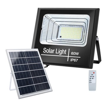 Aigostar - LED Dimmable solar floodlight LED/60W/3,2V IP67 + RC