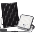 Aigostar - LED Dimmable solar floodlight with sensor LED/120W/3,4V 6500K IP66 8000 mAh + remote control