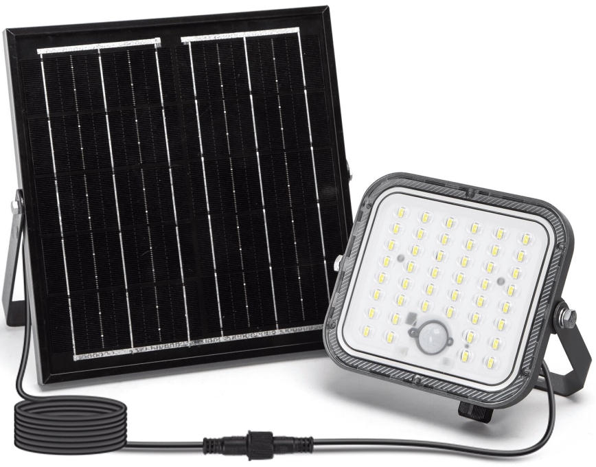 Aigostar - LED Dimmable solar floodlight with sensor LED/80W/3,4V 6500K IP66 4000 mAh + remote control