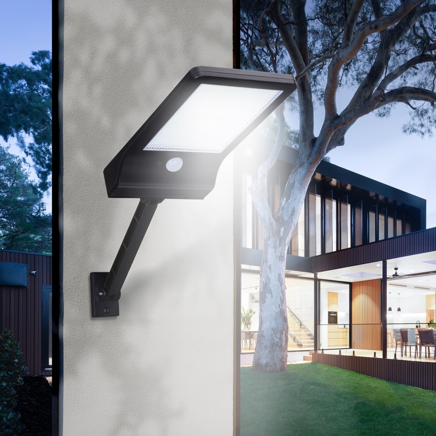 Aigostar - LED Dimmable solar lamp with sensor LED/2,3W/5,5V IP65 + remote control