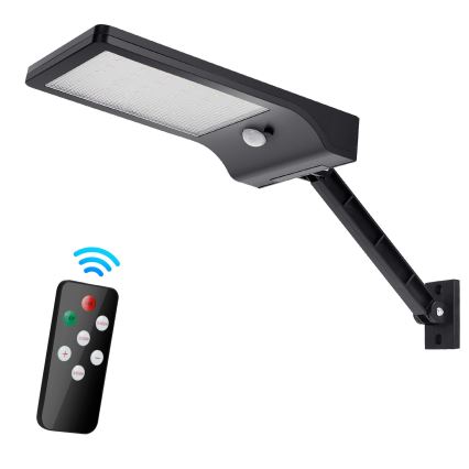 Aigostar - LED Dimmable solar lamp with sensor LED/2,3W/5,5V IP65 + remote control