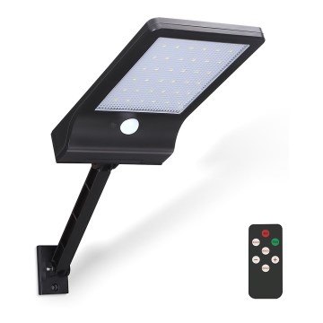 Aigostar - LED Dimmable solar lamp with sensor LED/2,3W/5,5V IP65 + remote control