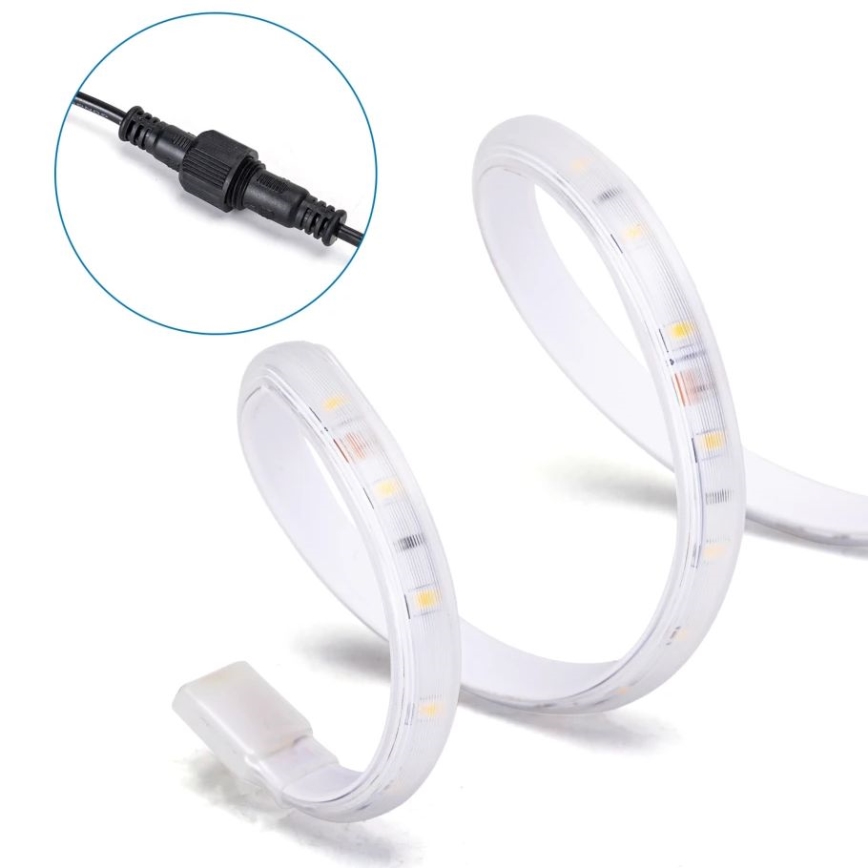 Aigostar - LED Dimmable solar strip LED/1,6W/3,2V 3 m 6500K IP65 + remote control