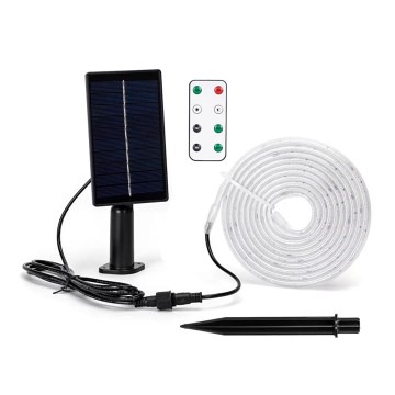Aigostar - LED Dimmable solar strip LED/1,6W/3,2V 3 m 6500K IP65 + remote control