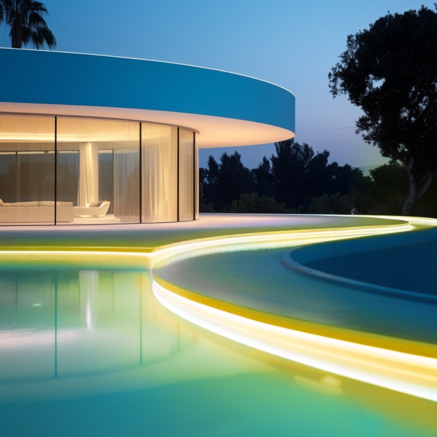 Aigostar - LED Dimmable solar strip LED/20W/3,2V 20 m 2700K IP65 20000 mAh + remote control