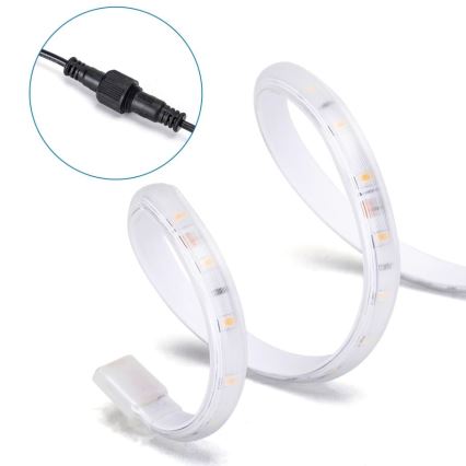 Aigostar - LED Dimmable solar strip LED/5W/3,2V 5 m 2700K IP65 + remote control