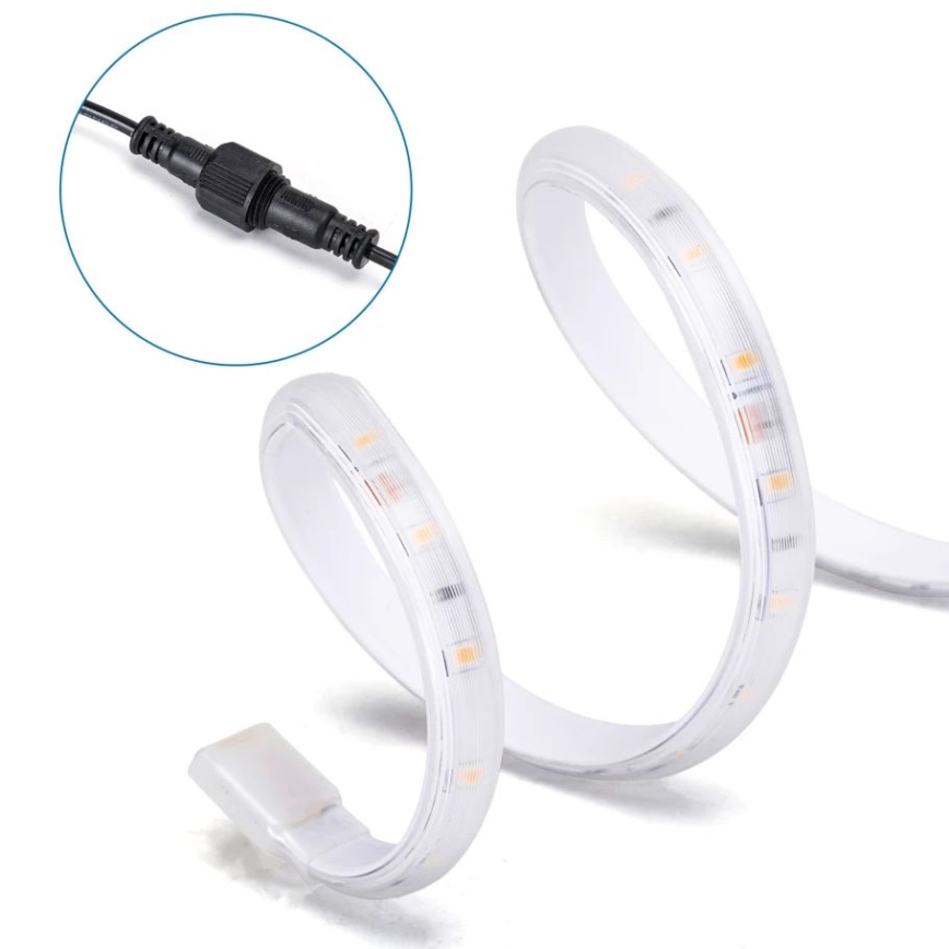 Aigostar - LED Dimmable solar strip LED/5W/3,2V 5 m 2700K IP65 + remote control