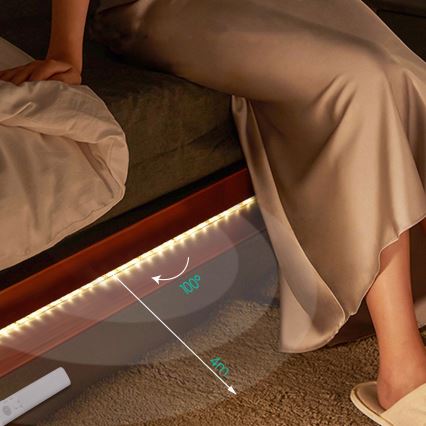Aigostar - LED Dimmable strip with a sensor 1m LED/2W/4xAAA 3000K IP65