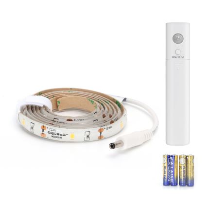 Aigostar - LED Dimmable strip with a sensor 1m LED/2W/4xAAA 3000K IP65