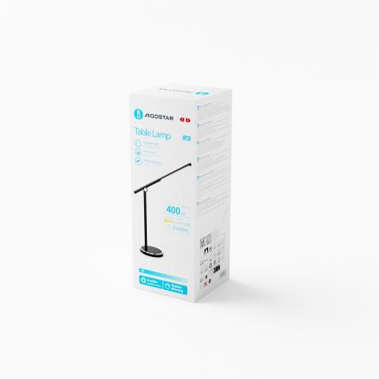 Aigostar - LED Dimmable touch table lamp LED/8W/230V 3000-6000K black