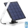 Aigostar - LED Dimmable tube with a solar panel LED/3,2V 3000K/4000K/6500K IP65 5000 mAh + remote control