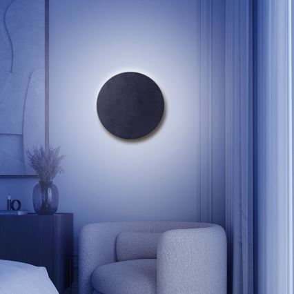Aigostar - LED Dimmable wall light MESH Smart LED/12W/230V 2700-6500K black
