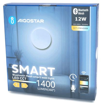 Aigostar - LED Dimmable wall light MESH Smart LED/12W/230V 2700-6500K white