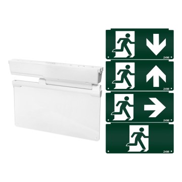 Aigostar - LED Emergency light EMERGENCY EXIT LED/3,6W/230V 6500K 500mAh
