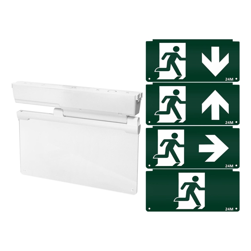 Aigostar - LED Emergency light EMERGENCY EXIT LED/3,6W/230V 6500K 500mAh