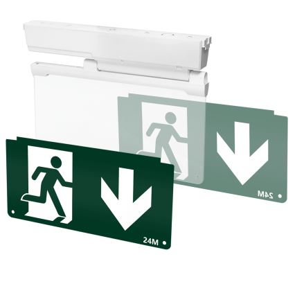 Aigostar - LED Emergency light EMERGENCY EXIT LED/3,6W/230V 6500K 500mAh