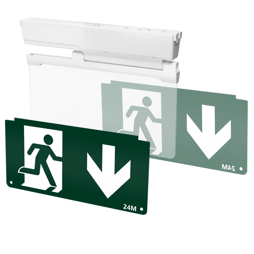 Aigostar - LED Emergency light EMERGENCY EXIT LED/3,6W/230V 6500K 500mAh