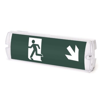 Aigostar - LED Emergency light EMERGENCY EXIT LED/4W/230V IP65 6500K 600mAh