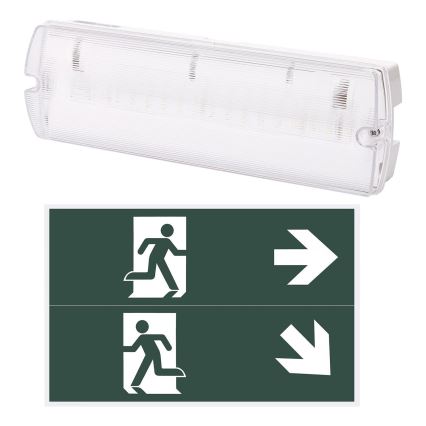 Aigostar - LED Emergency light EMERGENCY EXIT LED/4W/230V IP65 6500K 600mAh