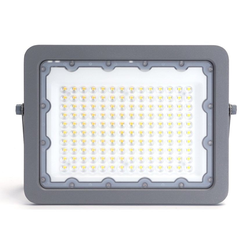 Aigostar - LED Floodlight LED/100W/230V grey 4000K IP65