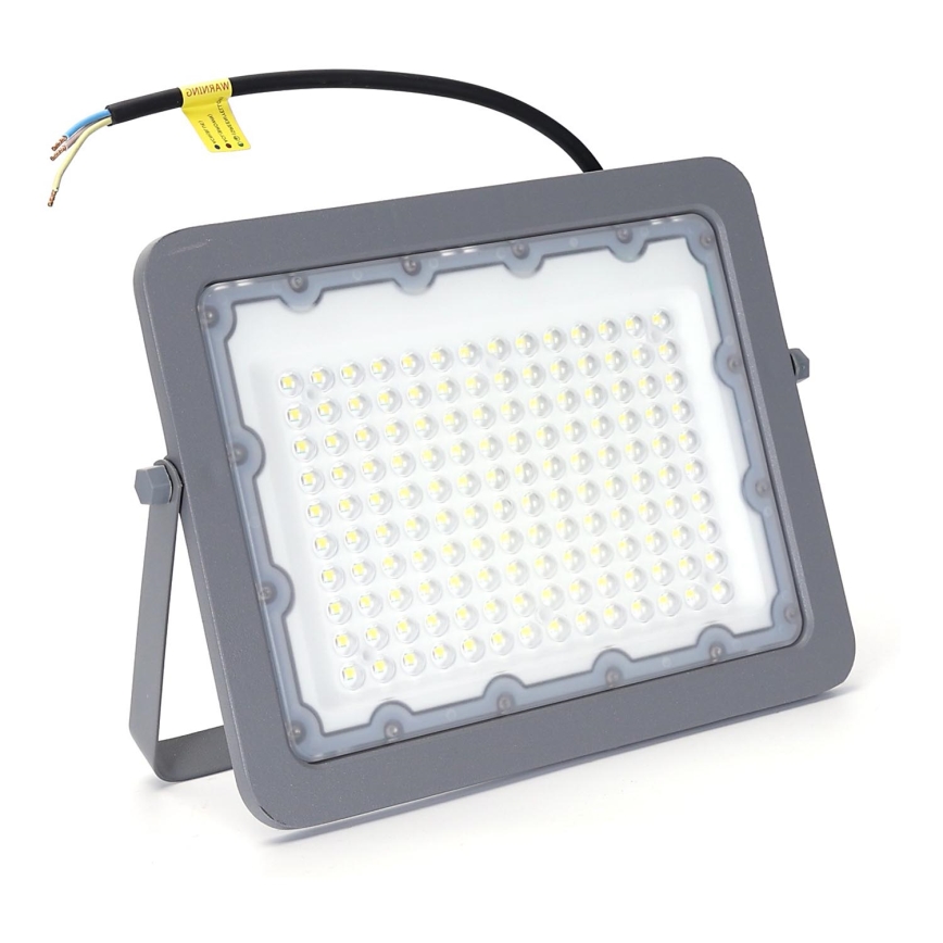 Aigostar - LED Floodlight LED/100W/230V grey 6500K IP65