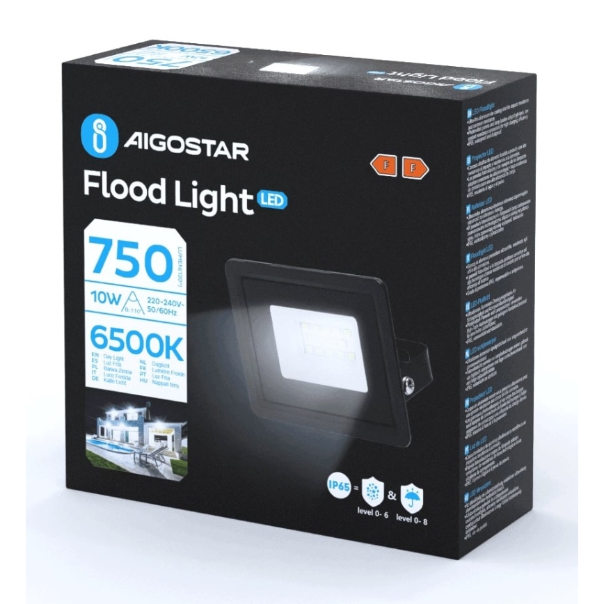 Aigostar - LED Floodlight LED/10W/230V 6500K IP65