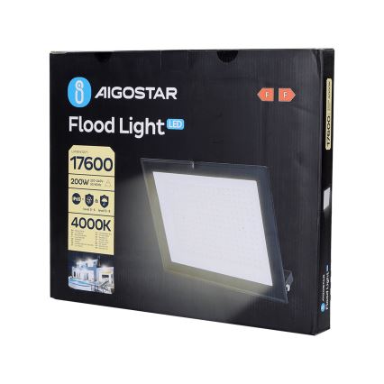 Aigostar - LED Floodlight LED/200W/230V 4000K IP65