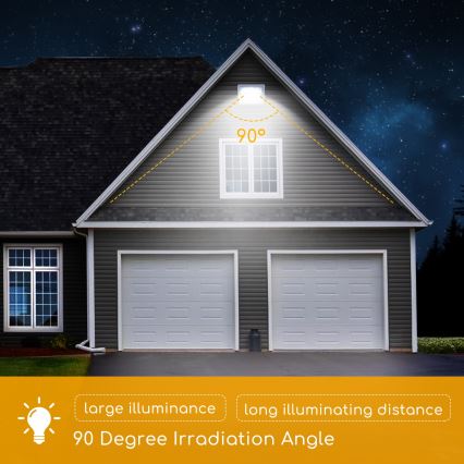 Aigostar - LED Floodlight LED/200W/230V grey 6500K IP65