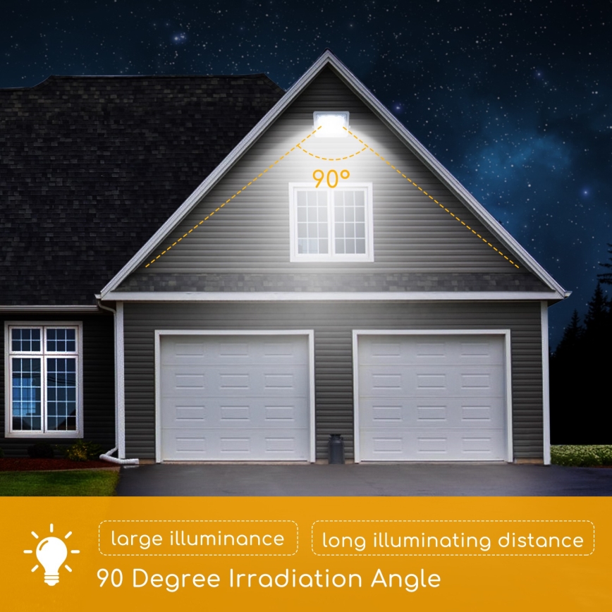 Aigostar - LED Floodlight LED/200W/230V grey 6500K IP65
