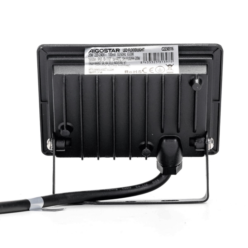 Aigostar - LED Floodlight LED/20W/230V 6500K IP65