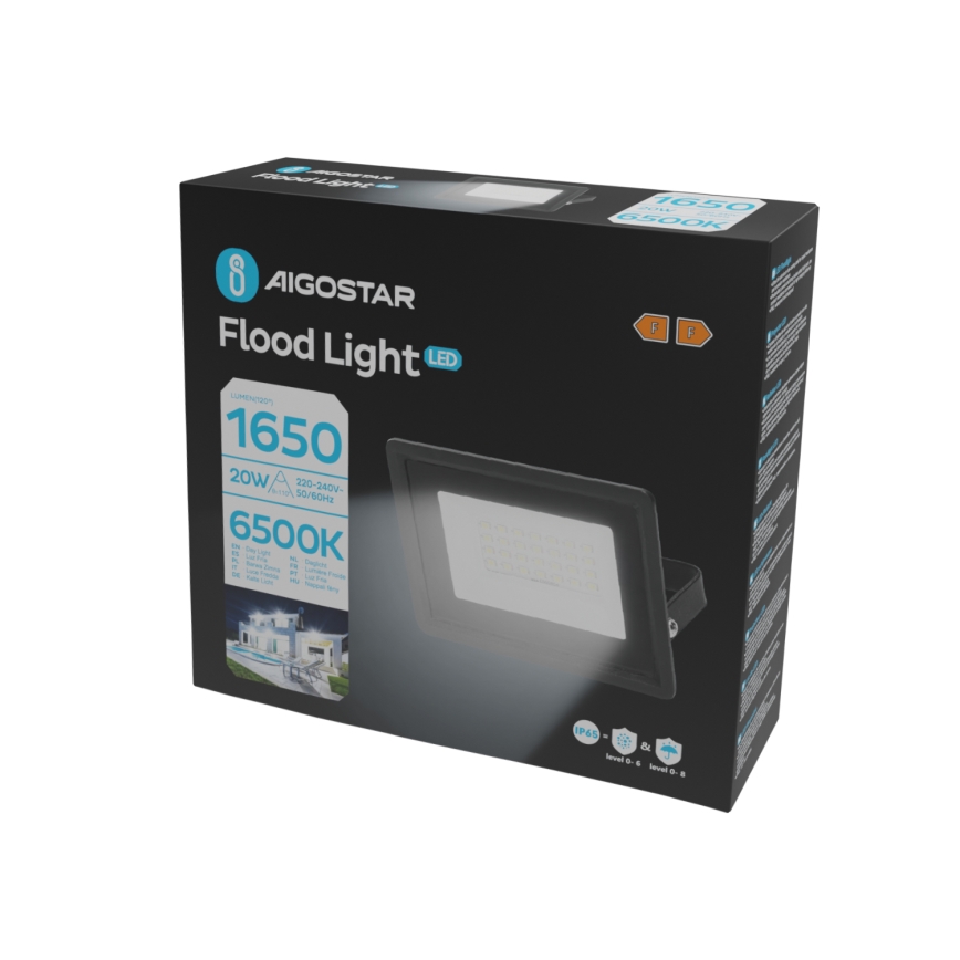 Aigostar - LED Floodlight LED/20W/230V 6500K IP65
