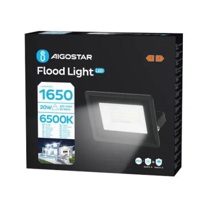 Aigostar - LED Floodlight LED/20W/230V 6500K IP65