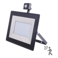 Aigostar - LED Floodlight with a sensor LED/100W/230V IP65 black