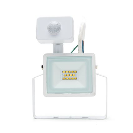 Aigostar - LED Floodlight with a sensor LED/10W/230V 4000K IP65 white